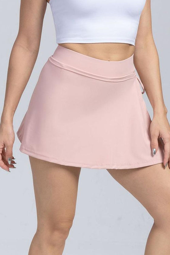 Tied High Waist Active Shorts - Fits4Yoga