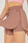 Two In One Drawstring Active Shorts