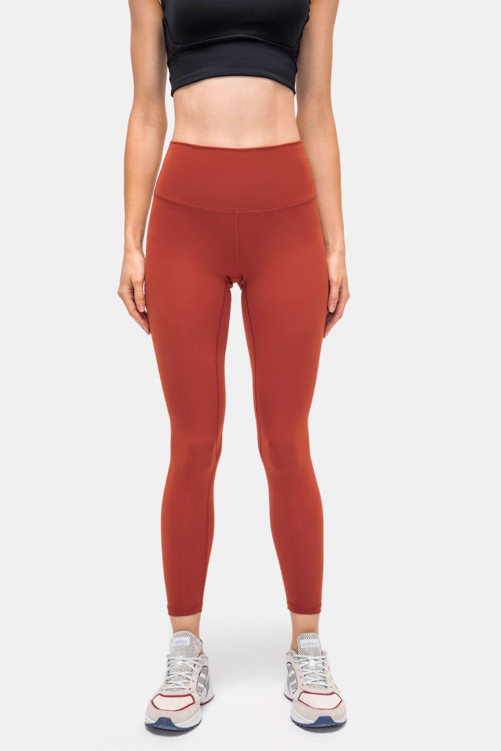 Women'S High Waist Yoga Pants With Side & Inner Pockets Tummy Control Workout Running 4 Way Stretch Sports Leggings Black Skinny Slim Leggings
