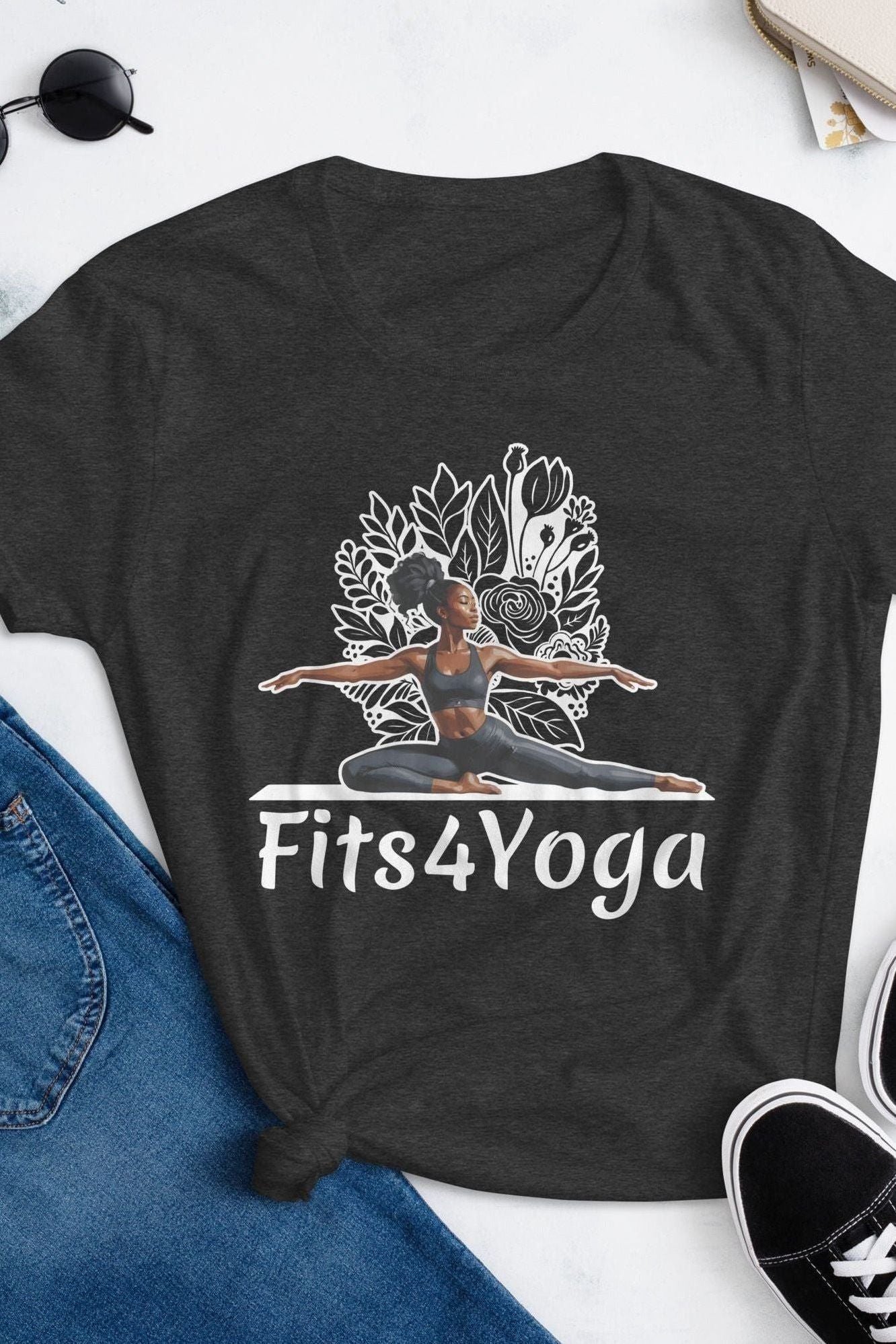 Fits4yoga T-shirt - Black