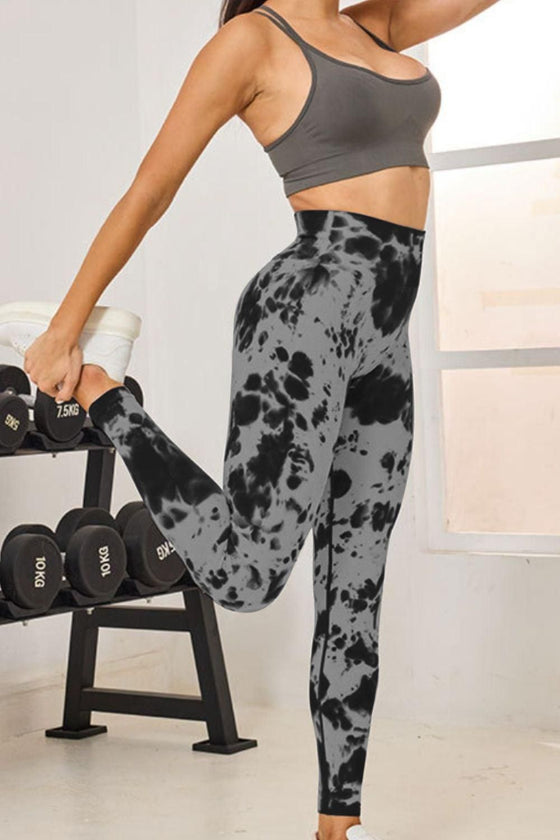 Tie-Dye High Waist Active Leggings - Fits4Yoga