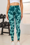 Tie-Dye High Waist Active Leggings - bestamericanpainters