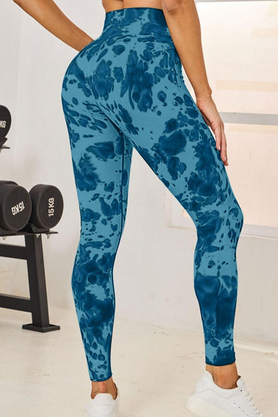 Tie-Dye High Waist Active Leggings - Fits4Yoga