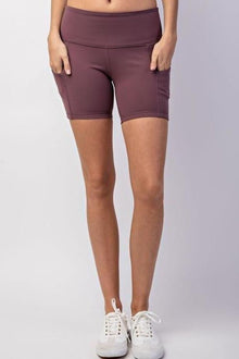  Plum Waistband Yoga pant with side pocket - Fits4Yoga