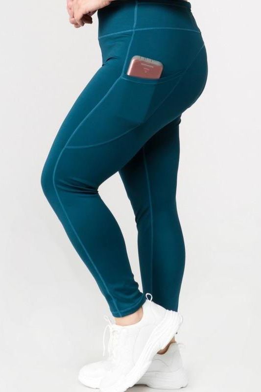 1X 2X 3X Premium Cotton Wide Waistband Long Leggings Yoga Full Length Pants  | eBay