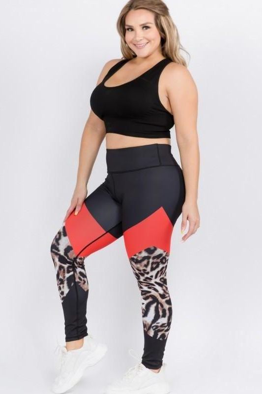 Cheetah Print Yoga Leggings - Fits4Yoga