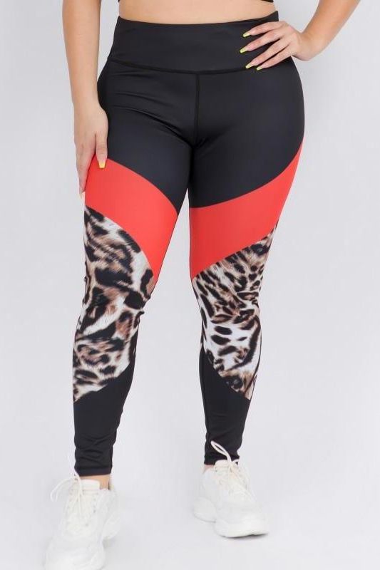 Cheetah Print Yoga Leggings - Fits4Yoga