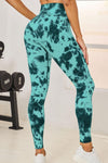 Tie-Dye High Waist Active Leggings - bestamericanpainters