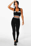 Yoga High Waist Black Leggings - Fits4Yoga