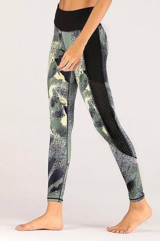 Night Reflection Yoga Pants - Fits4Yoga