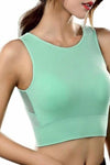 Breathable Mesh Padded Yoga Sport Bra - Fits4Yoga