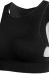 Breathable Mesh Padded Yoga Sport Bra - Fits4Yoga