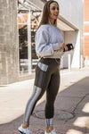 Ms. Silver High Waist Activewear Leggings - Fits4Yoga