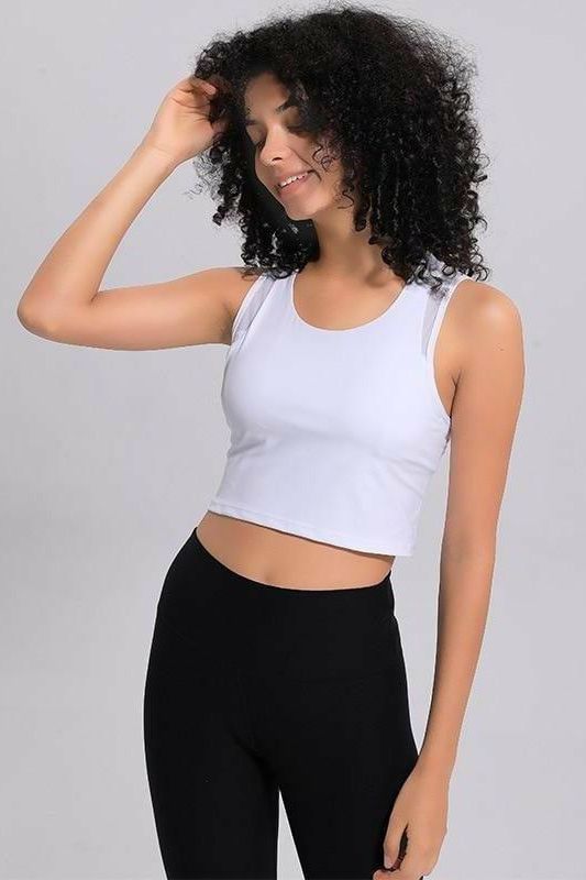 Racerback Tank Hollow Out Yoga Top - Fits4Yoga