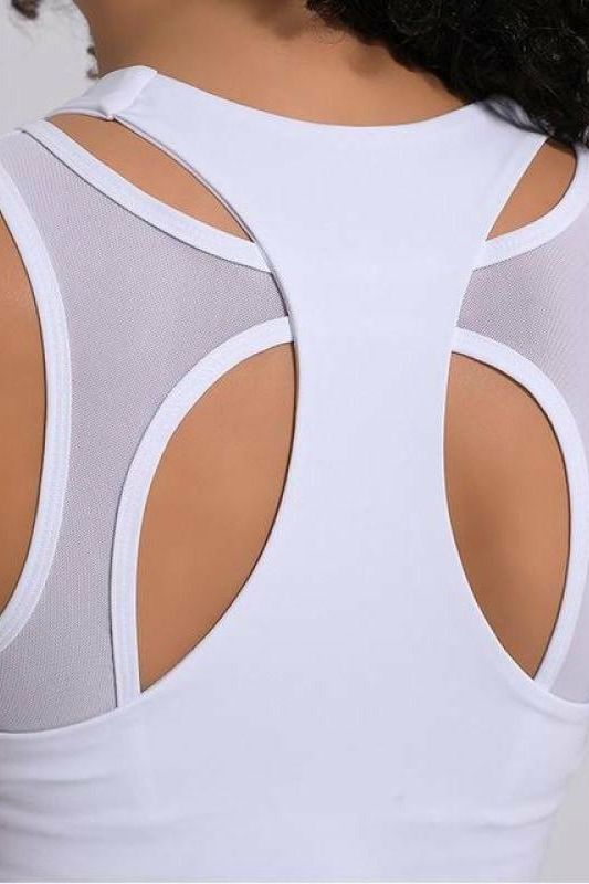 Racerback Tank Hollow Out Yoga Top - Fits4Yoga